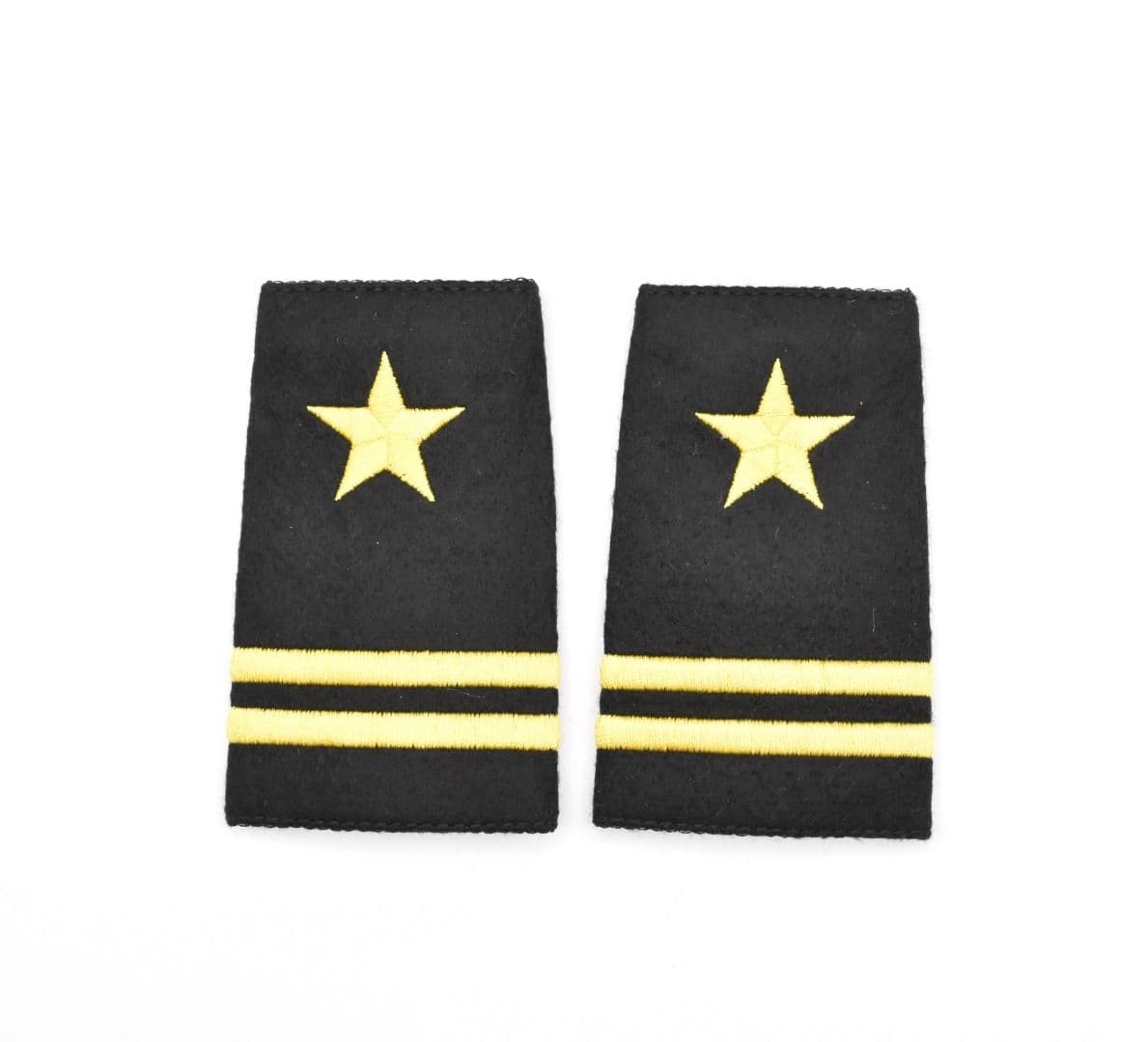 Pilot Captain Silver Strips Epaulettes – 4 Bars, Airline & Merchant Marine, Air Canada Inspired