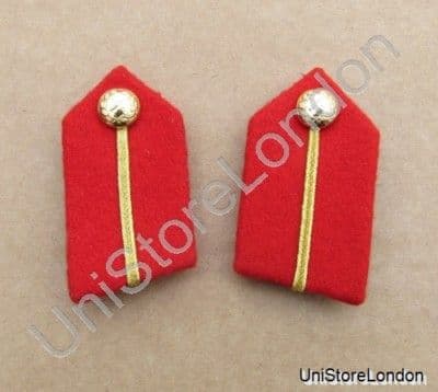 Gorget Collar Patch Gold Russia Braid L3'' R706