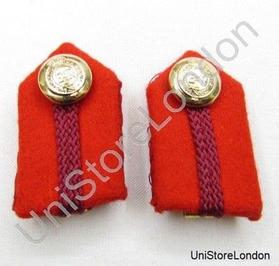 Gorget Collar Staff Gorget Patches  L2'' R859