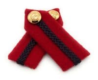 Gorget Collar Staff Gorget Patches No. 2 Dress L3 1/2'' R709