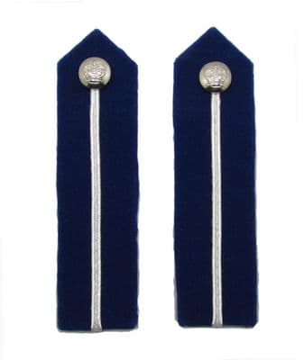 Gorget Patch Badges Silver on Blue Large Assistant Commissioner of Police