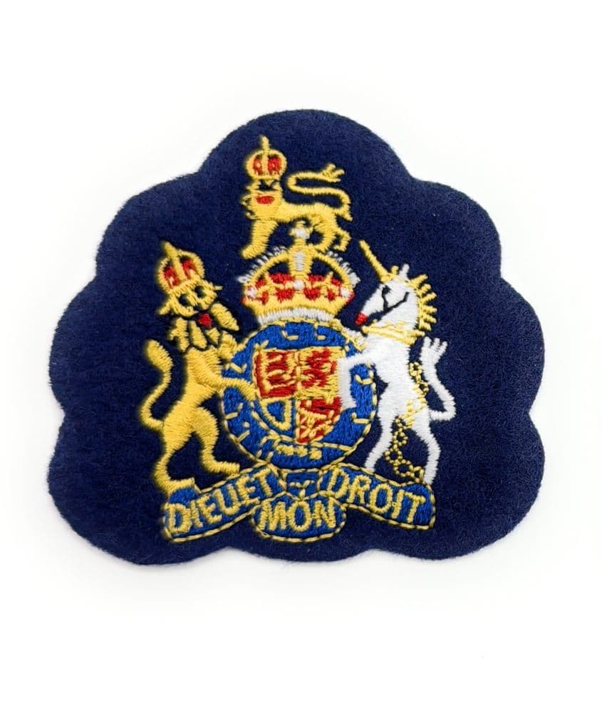 Kings Crown Warrant Officer Class 1 WO1)Royal Arms Rank Badge Royal Air ...