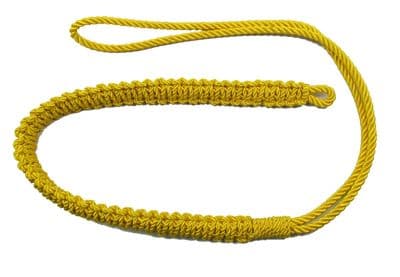 Lanyard Shoulder Cord Lanyard British Army Silk Yellow R1628