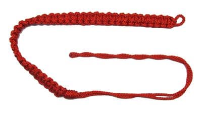 Lanyard Shoulder Cord Lanyard Pleated British Army Silk Red R1841