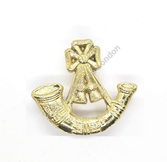 Light Infantry Badge Brass Shanks Pin Fitting Sold each