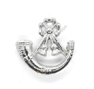 Light Infantry Beret Badge Chrome Shanks Pin Fitting Sold each