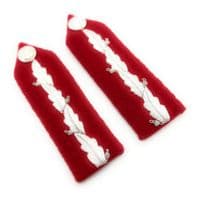 Lord-Lieutenant No. 1 Dress - Red-Silver Gorgets Plain Button