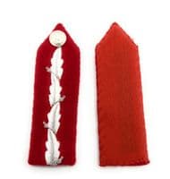 Lord-Lieutenant No. 1 Dress - Red-Silver Gorgets Plain Button
