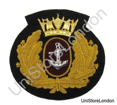 Merchant Navy Cap Badge Gold Crown R678
