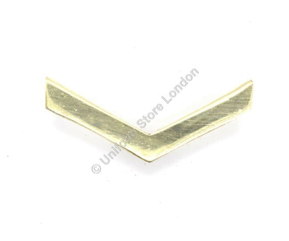 Military Brass Chevron  Lance Corporal Army Shanks Pin Fitting Sold each