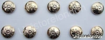 Military Buttons,Royal Artillery,Gold,Size14mm R171