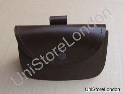 Music Card Pouch Brown Leather R814