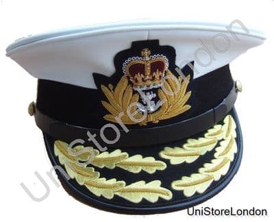 Navy Cap,Navel Cap 2Rows Oak Leaf Peak With Badge R603