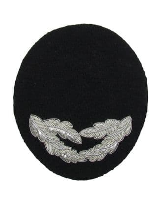 Peak 2 Rows Silver Oak leaf for Ladies Cap Hat R1888