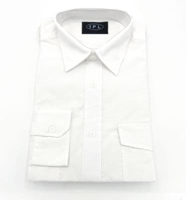 Pilot Shirt Mens L-sleeve with epaulets strap R539