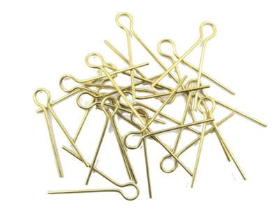 Pin Cotter Pins Brass for Badges size 50 mm R684