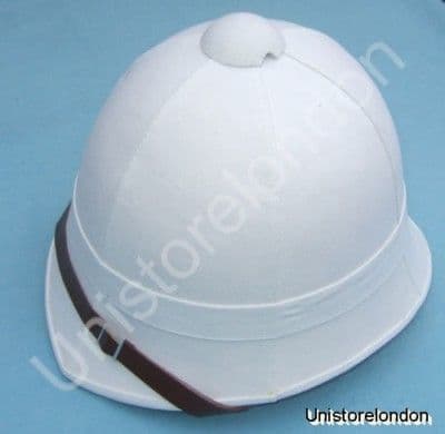 Pith Helmet, British style White R426
