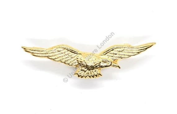 RAF Albatross Badge in Brass Shanks Pin Fitting Sold Each