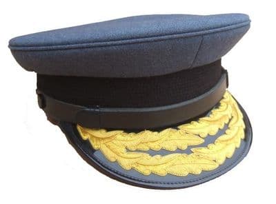 RAF Officre's Cap 2 Rows Gold O/L Peak Cap R627