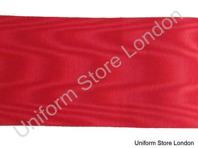 Ribbon Masonic Red Water Waves 4 Inch Sold By Meter R1599