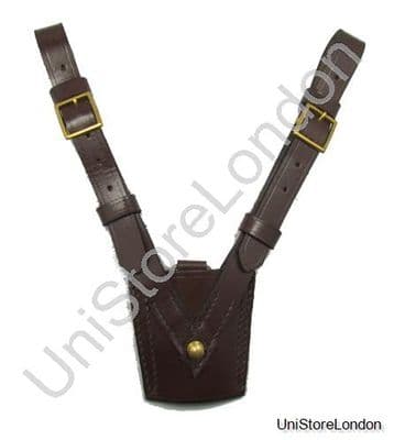 Sam Browne Sam Brown Sword Frog Brown Gold Fitting R209