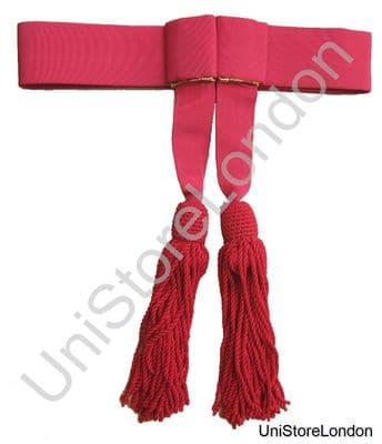 Sash Crimson Officers Ceremonial Belt With Tassels R469