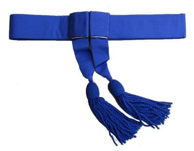Sash Police Sash, Waist Belt, Royal Blue Waist Sash R800