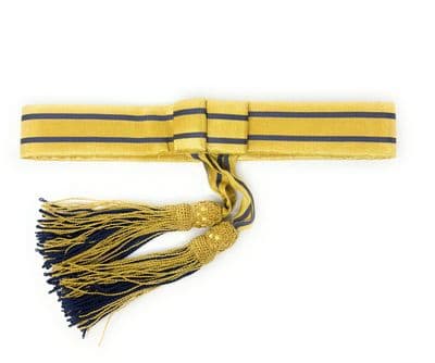 Sash RAF Waist Sash Gold Air Force Blue Size 40