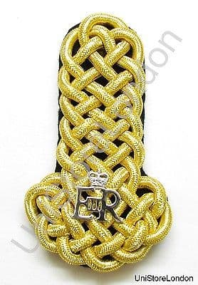 Shoulder Board Naval All Gold Wire Board With Silver EIIR Sold Single B7 R1030