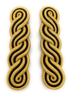 Shoulder Cord Epaulettes Gold Black WO1  Infantry-Regiments