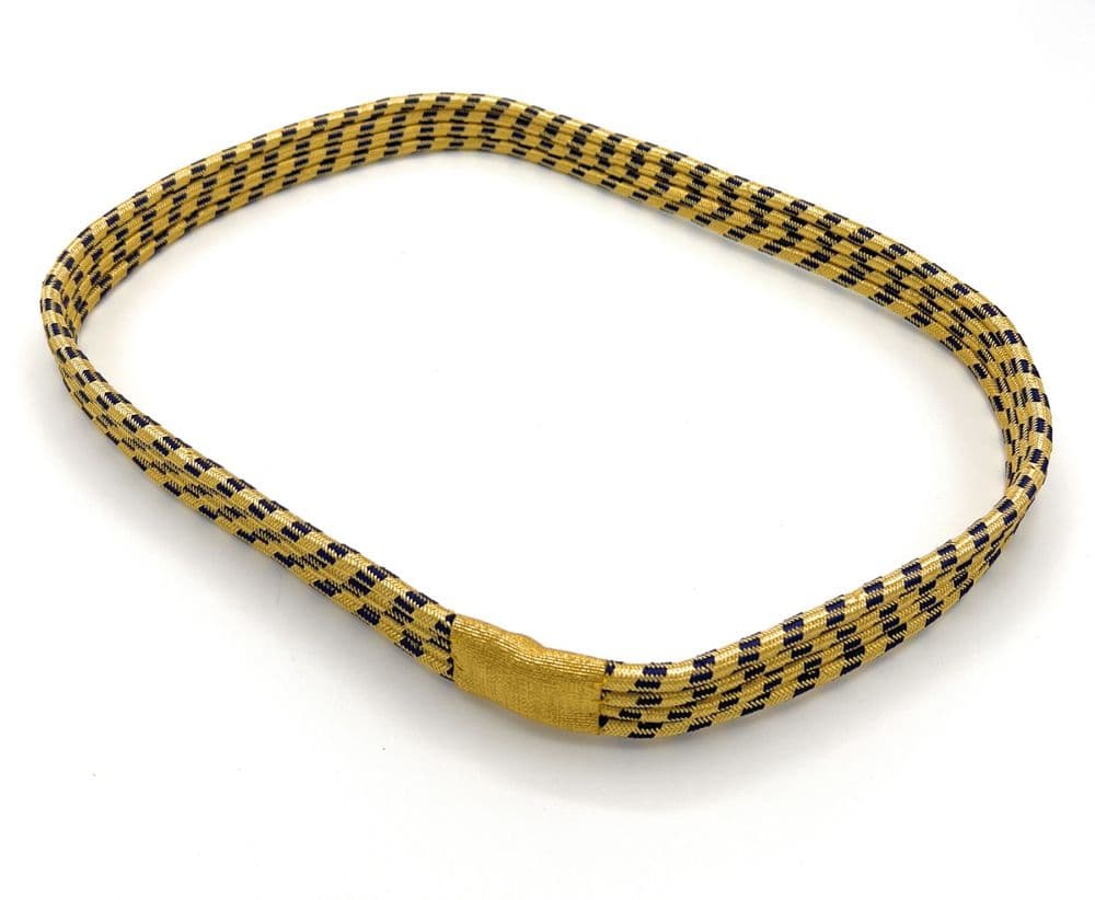 Shoulder Cord Gold Blue Round R2759