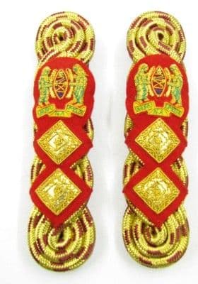 Shoulder Cord Gold & Red Maylar Cord Red Backing Strap Tanzania Colonel
