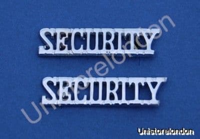 Shoulder Title Security Rank Marking R182