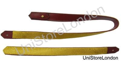 Slings Long & Short Sword All Gold braid on MAROON LEATHER  R372