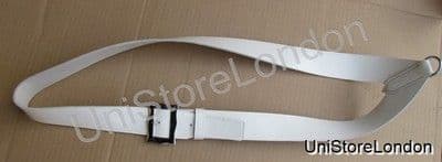 Snare Drum Belt Drummer's Belt White Chrome Buckle R809