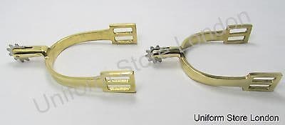 Spurs American Civil War Style Brass Spur With Iron Rowel R1542