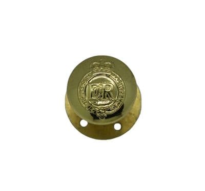 Staff Button Gold Brass Screw Base Sold Each Army 19mm