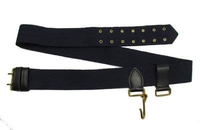 Sword belt Navy Blue Gold Fitting Under Belt