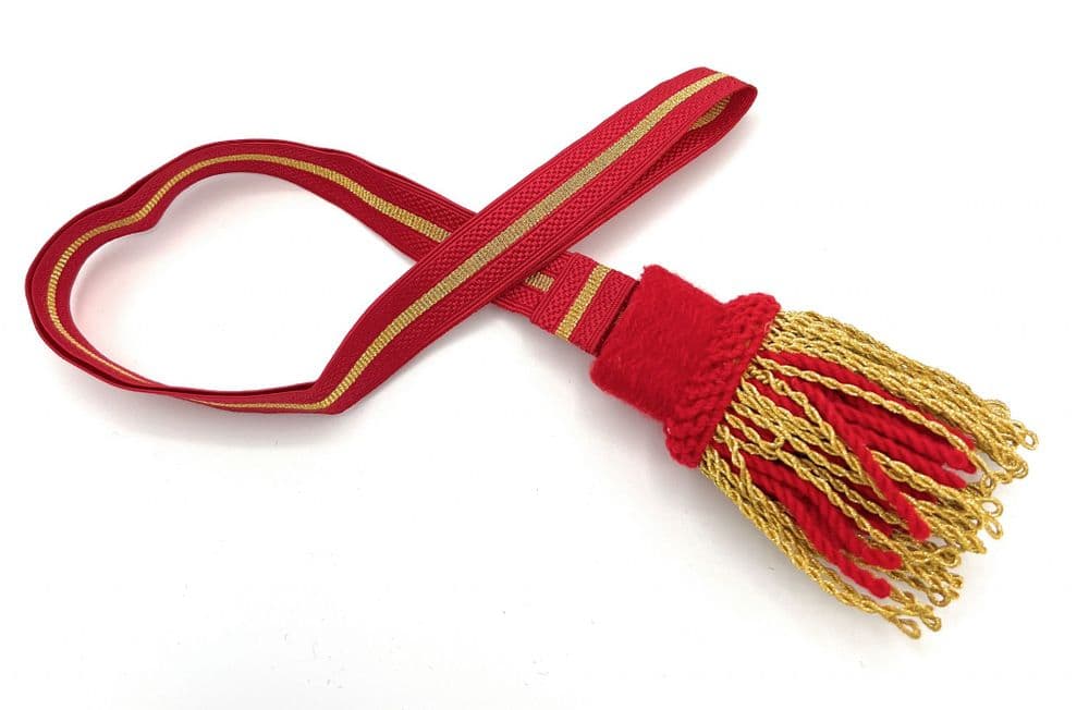 Sword Knot French Napoleonic Guard NCO Red 5mmGold B12 R628