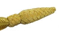 Sword Knot Gold Wire Flat Ribbon Infantry pattern R1786