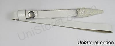 Sword Knots White leather with Press Stud R1430