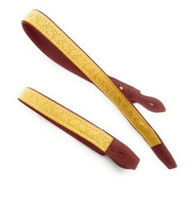 Sword Sling for General Officers Long & Short Sword All Gold Oak Leaf Braid on Mroon Leather