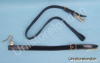 Sword Slings black leather Long  Short sling R449