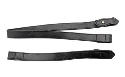 Sword Slings Long & Short All  Black Leather