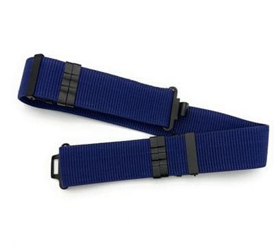 Web Belt Blue Army Police  Pistol Belt Black Fitting