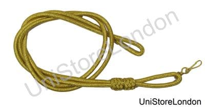 Whistle lanyard gold mylar, Lanyard double cord R192