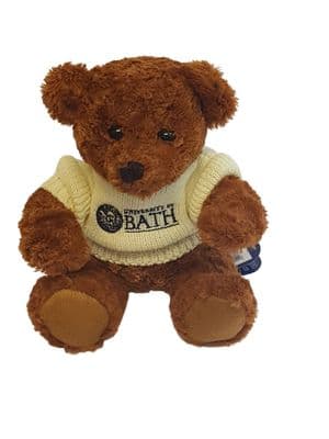 Bruno Bear in Cream Guernsey Sweater