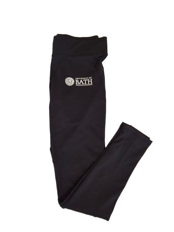 University of Bath Black Athletic Leggings