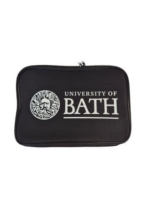 University of Bath Black Laptop Bag