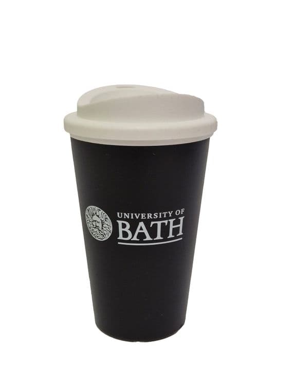 University of Bath Black Reusable Cup